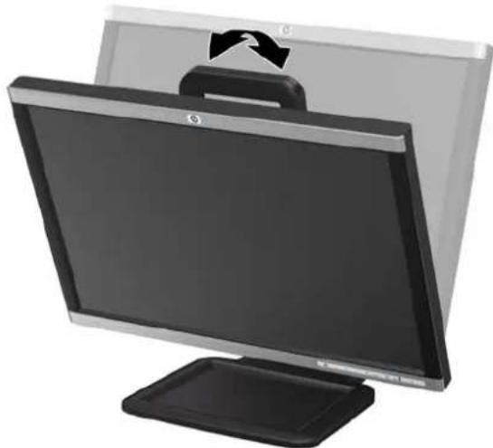 COMPAQ LA2405x - Adjusting the Monitor - 1