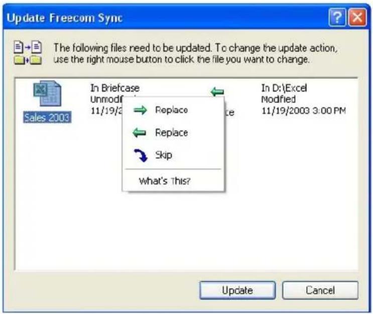 FREECOM Mobile Drive Classic 3.0 - Skip files during synchronization - 1
