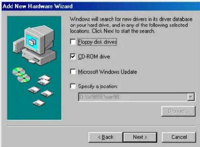 FREECOM Mobile Drive Classic 3.0 - Driver installation USB under Windows 98 SE - 3