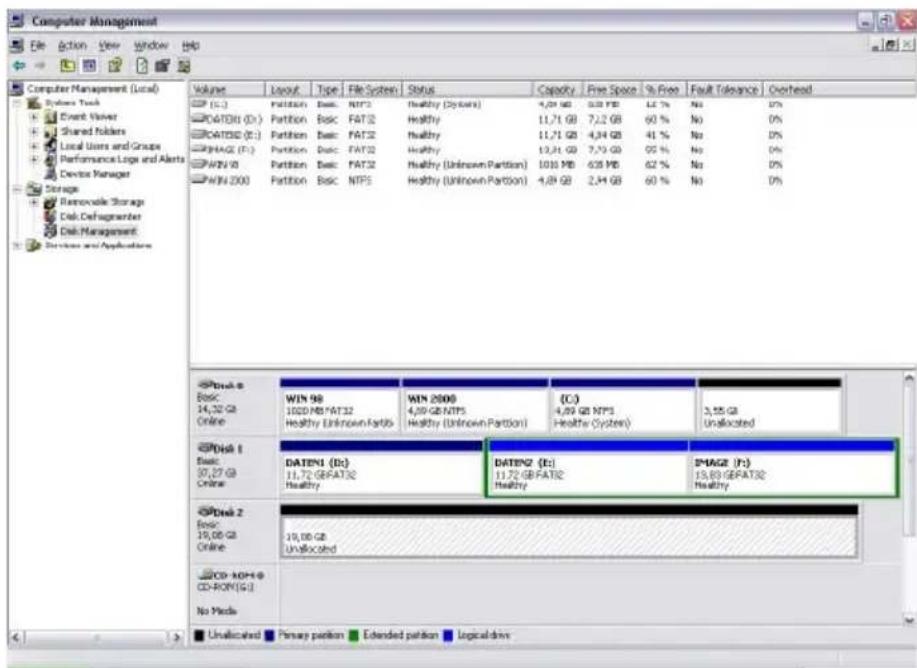 FREECOM Mobile Drive Classic 3.0 - Creating a partition on the Freecom Classic Mobile 2.5" Hard Drive under Windows XP / 2000 - 1
