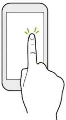 HTC One X Plus - Touch gestures - 1