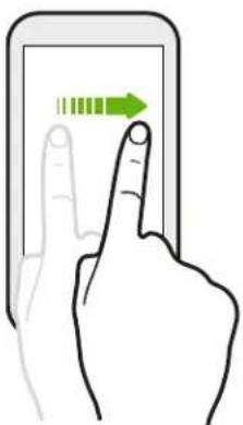 HTC One X Plus - Touch gestures - 3
