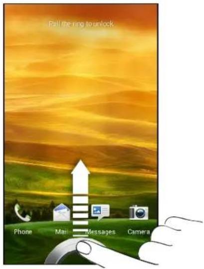 HTC One X Plus - Unlocking the screen - 1
