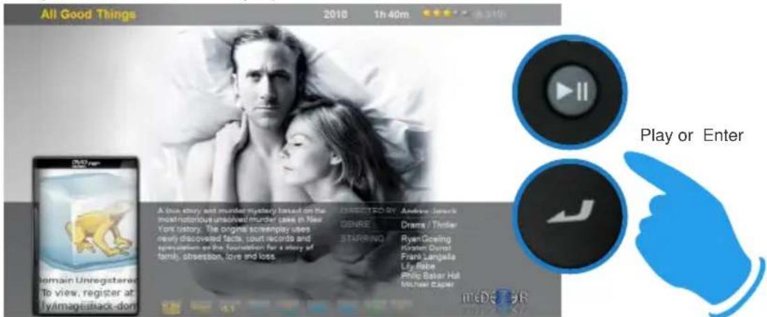 Mede8er MED400X2S - PLAY VIDEO FROM COVER ART - 1