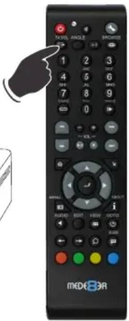 Mede8er MED400X2S - TV SYS Toggle Procedure - 1