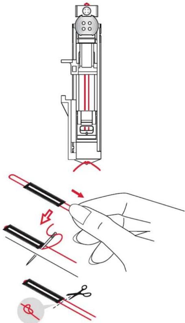 PFAFF Ambition 1.5 - Corded buttonhole (Stretch fabrics) - 1