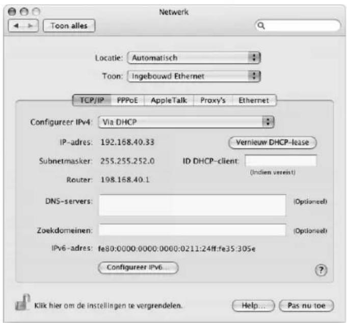 APPLE iMac 27" 2.9GHz - Een DHCP-configuratie instellen - 1