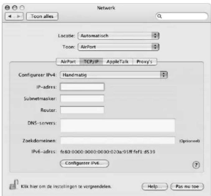 APPLE iMac 27" 2.9GHz - De netwerkvoorkeuren voor de AirPort-verbinding instellen - 2