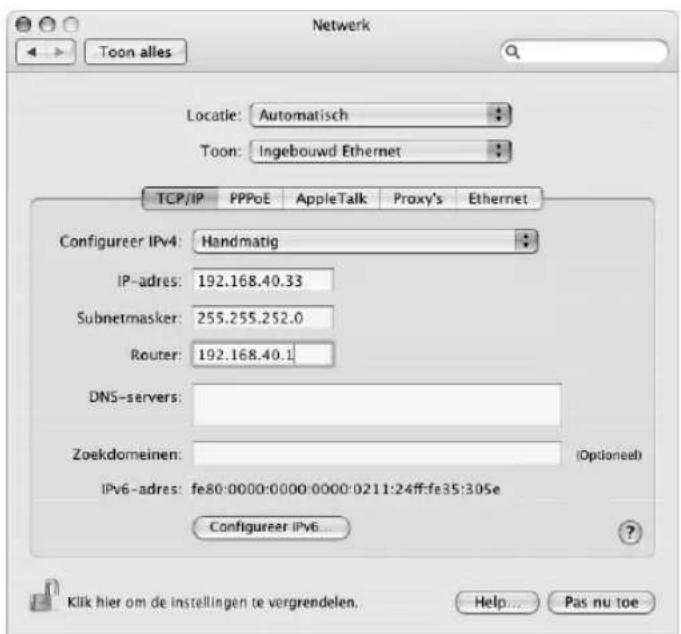 APPLE iMac 27" 2.9GHz - Een handmatige configuratie instellen - 1