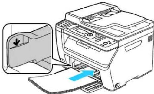 XEROX WorkCentre 6015N - Loading Paper in the Main Tray - 6