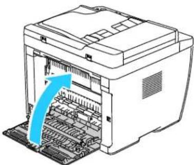 XEROX WorkCentre 6015N - Clearing Paper Jams From the Back of the Printer - 5