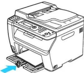 XEROX WorkCentre 6015N - Loading Paper in the Main Tray - 8