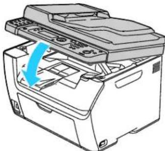 XEROX WorkCentre 6015N - Clearing Paper Jams From the Output Tray - 6