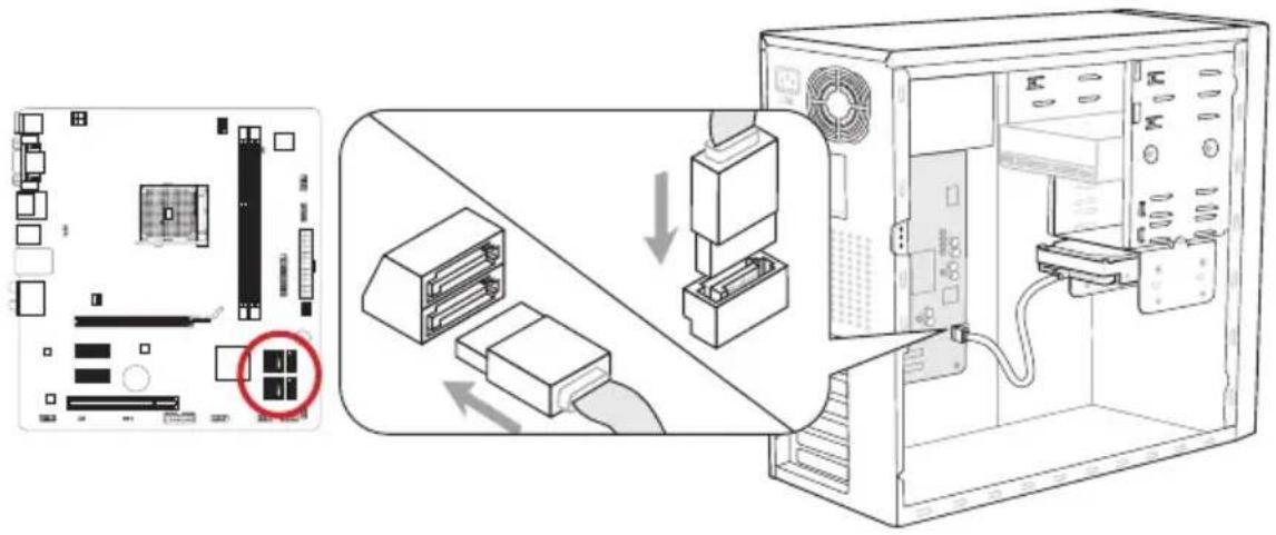 MSI FM2-A75MA-E35 - SATA1\~6: Serial ATA Connector - 1