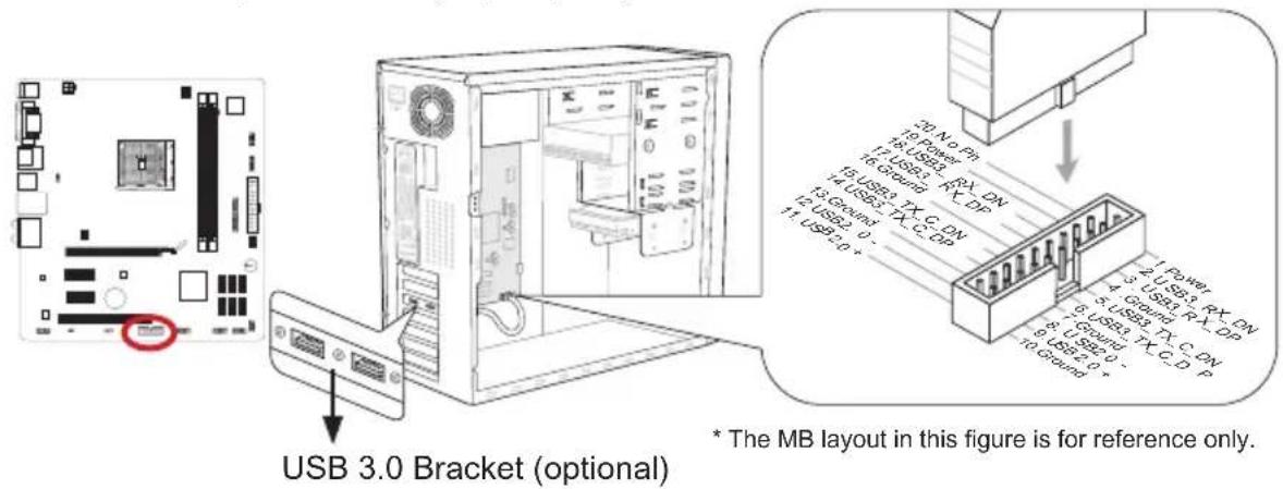 MSI FM2-A75MA-E35 - USB 3.0 Expansion Connector (FM2-A75MA-E35) - 1