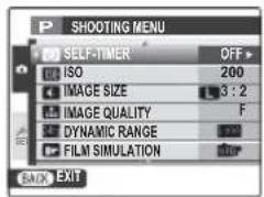 FUJIFILM AR-X100 - Using the Menus: Shooting Mode - 1