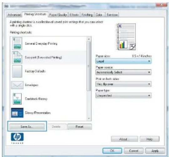 HP LaserJet Pro Color CM1415FNW - Create printing shortcuts - 6