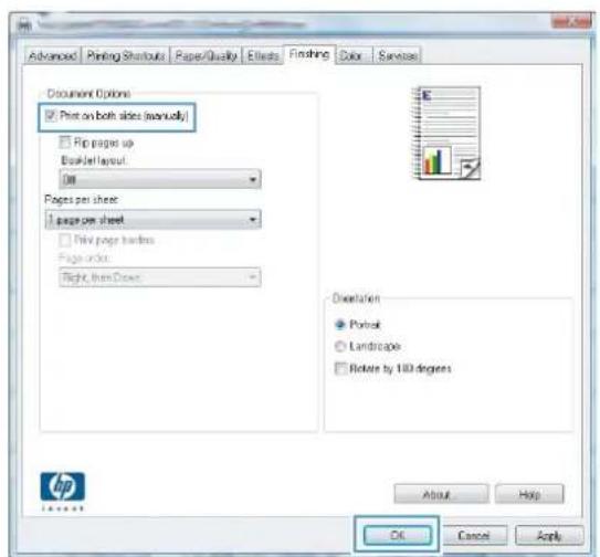 HP LaserJet Pro Color CM1415FNW - Print on both sides (duplex) with Windows - 4