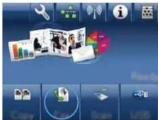 HP LaserJet Pro Color CM1415FNW - Use the control panel to create and edit the fax phone book - 1