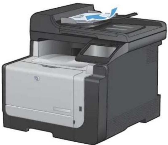 HP LaserJet Pro Color CM1415FNW - Use speed dials and group-dial entries - 1