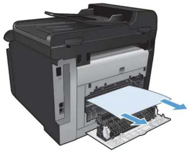 HP LaserJet Pro Color CM1415FNW - Clear jams from the input tray - 4