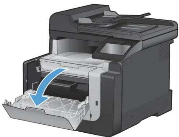 HP LaserJet Pro Color CM1415FNW - Replace the print cartridges - 1