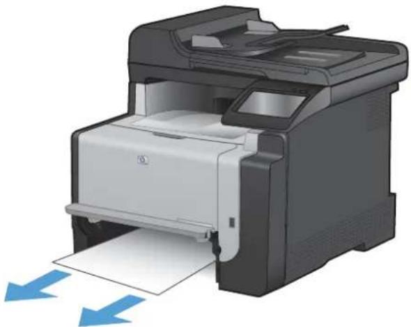 HP LaserJet Pro Color CM1415FNW - Clear jams from the input tray - 2