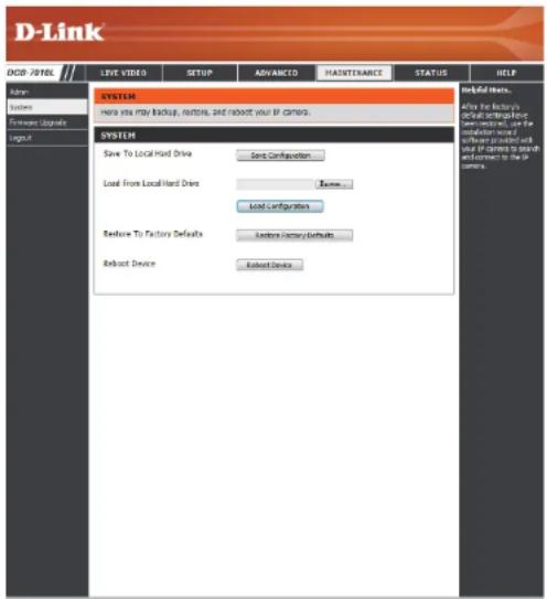 D-LINK DCS-7010L - System - 1