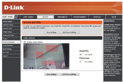 D-LINK DCS-7010L - Motion Detection - 1