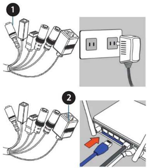 D-LINK DCS-7010L - Attach the External Power Supply - 1