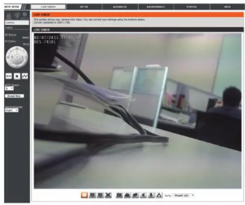 D-LINK DCS-7010L - Live Video - 1