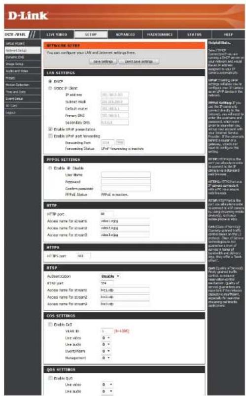 D-LINK DCS-7010L - Network Setup - 1