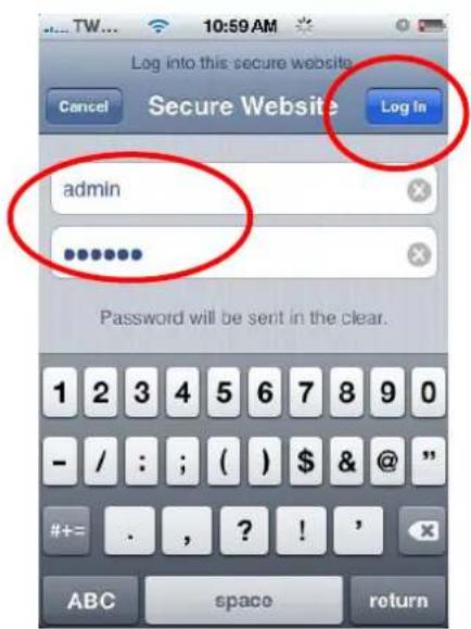 TP-LINK TL-SC3130G - The TP-LINK User Interface and live image will show up in the middle of the screen. - 1