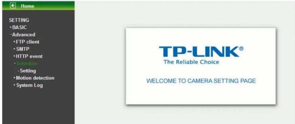 TP-LINK TL-SC3130G - Schedule - 1