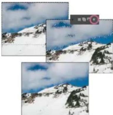 ADOBE Photoshop Elements 11 - Select an area that intersects an existing selection - 1