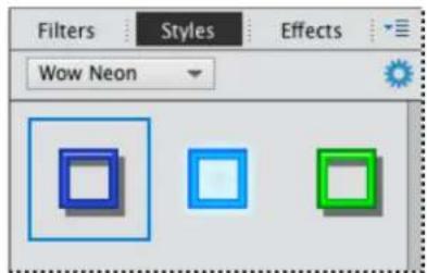 ADOBE Photoshop Elements 11 - Apply a layer style - 2