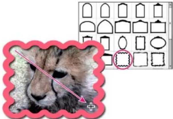 ADOBE Photoshop Elements 11 - Draw a custom shape - 1