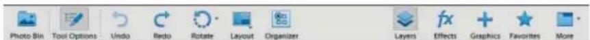 ADOBE Photoshop Elements 11 - Use the taskbar - 1