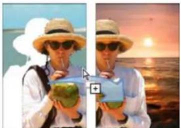 ADOBE Photoshop Elements 11 - Move a selection - 1