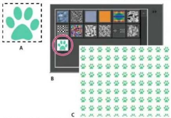 ADOBE Photoshop Elements 11 - About patterns - 1