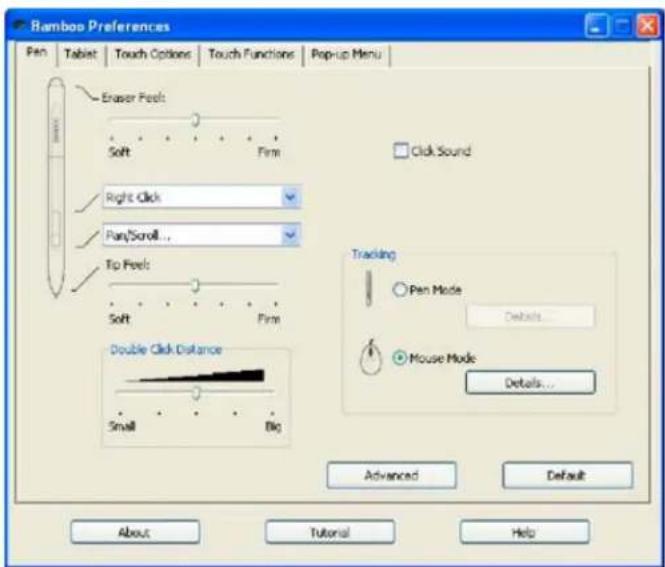 ADOBE Photoshop Elements 11 - Switch between mouse and pen mode - 1