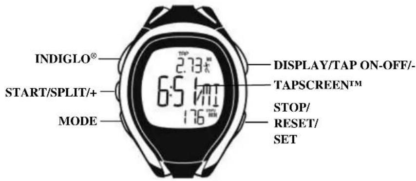 TIMEX Ironman Sleek 250-LAP - BASIC OPERATION - 1
