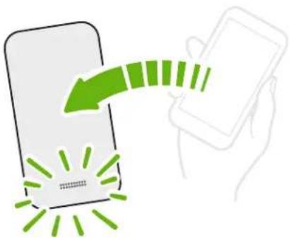 HTC Butterfly - Flip to silence / flip for speakerphone - 2
