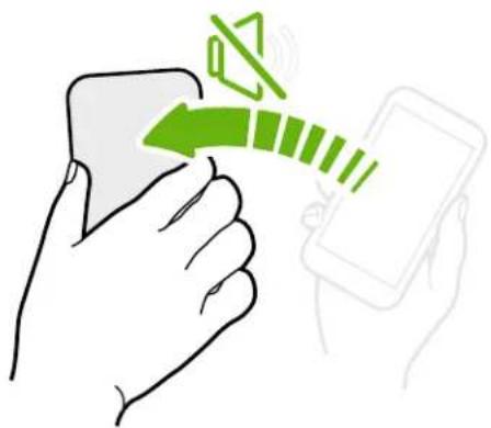 HTC Butterfly - Flip to silence / flip for speakerphone - 1