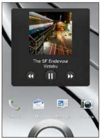 HTC Butterfly - Playing music from the Lock screen - 1