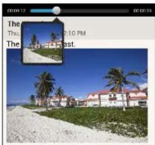 HTC Butterfly - Playing an audio recording in Notes - 1
