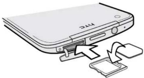 HTC Butterfly - Inserting the SIM card - 3