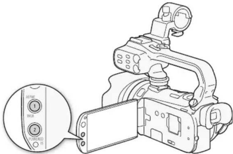 CANON XA10 Pro HD - Assignable Buttons - 2
