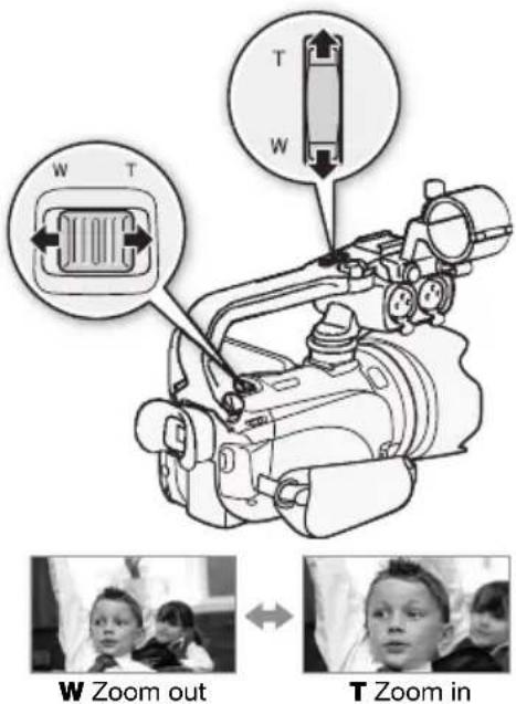 CANON XA10 Pro HD - To set the zoom lever's zoom speed - 1