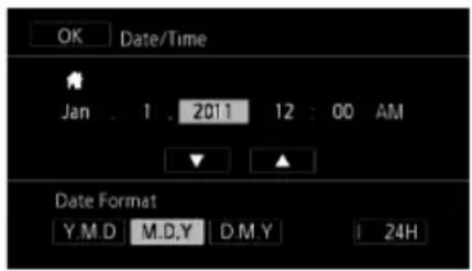 CANON XA10 Pro HD - Setting the Date and Time - 1